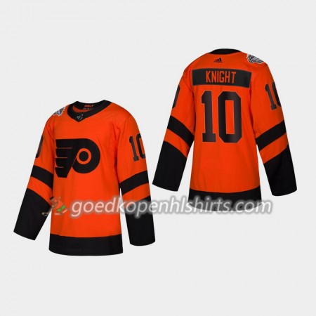 Philadelphia Flyers Corban Knight 10 Adidas 2019 Stadium Series Authentic Shirt - Mannen